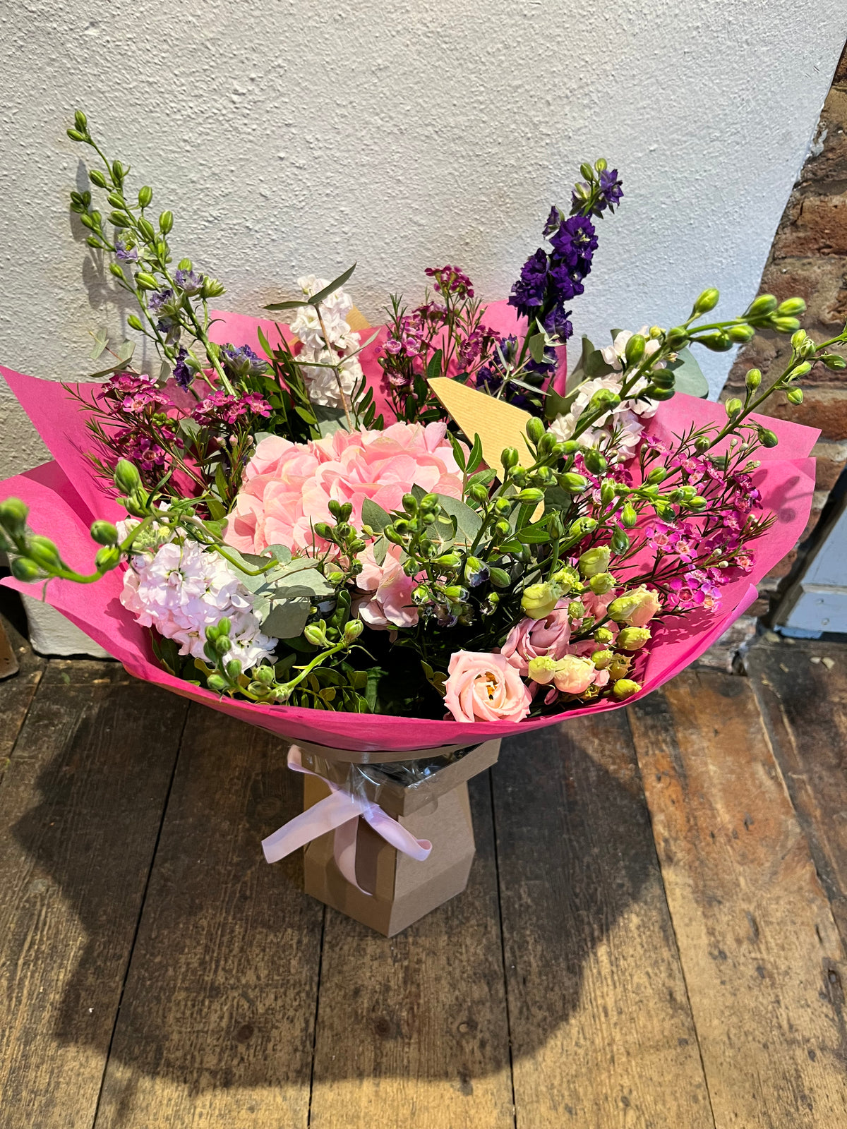 Wild & Romantic; Romantic Seasonal Hand-Tied Bouquet