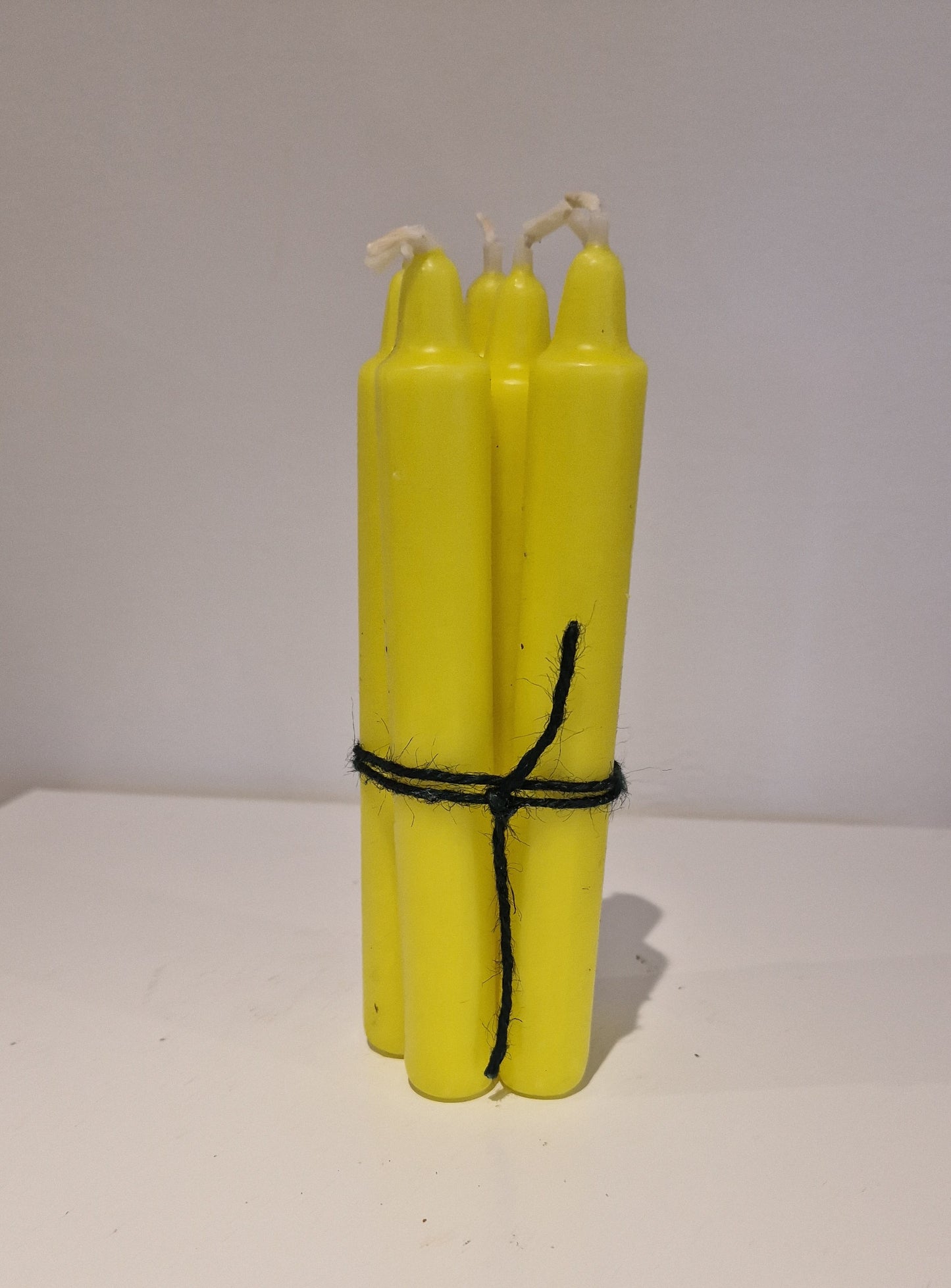 Yellow candles