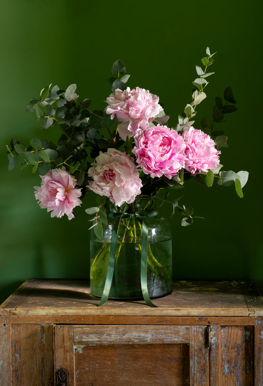 Peony & Eucalyptus Bouquet